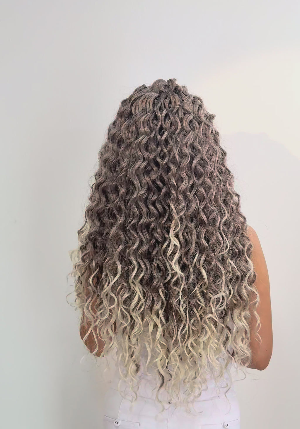 Crochet Rizos Hawaiano